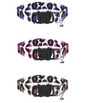 Cat Circus Collar - Leopard Print