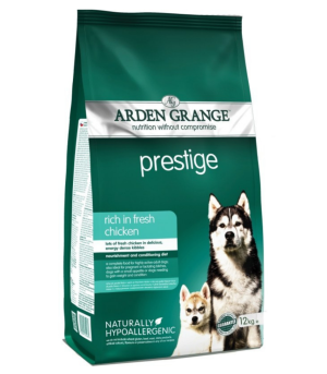 Arden Grange Adult Prestige Dry Dog Food (All Breeds) - Rich in Fresh Chicken