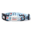 ZL Doodle Dog Collar & Leash Set - Blue